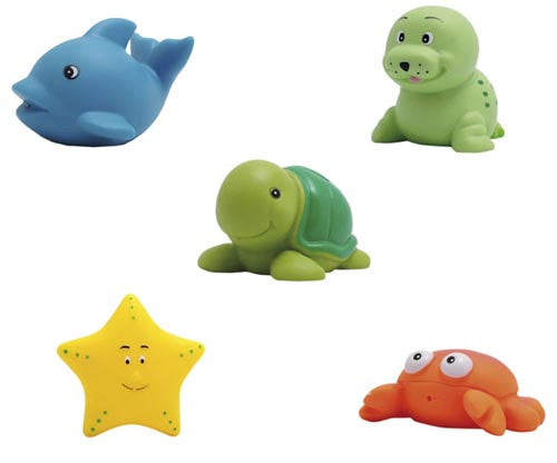 waterdiertjes Splashy junior 2,5 - 8 cm 5 stuks