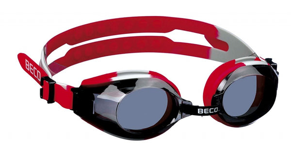 zwembril Arica polycarbonaat junior rood/grijs one-size