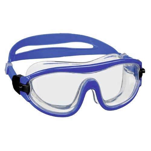 zwembril Durban siliconen/polycarbonaat blauw