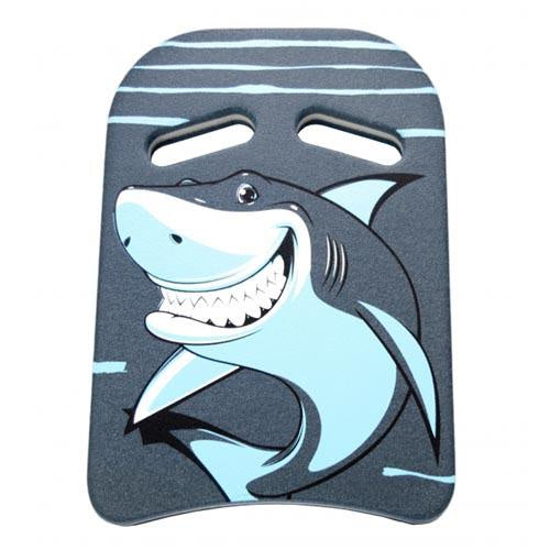 zwemplank Kick Haai junior 47,5 x 31 x 3,6 cm blauw
