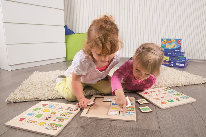 puzzel natuurlijke omgeving 12 stukjes 25 cm