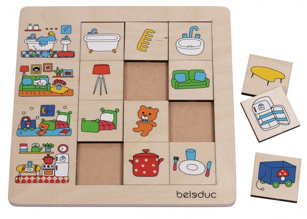 puzzel ons huis 12 stukjes 25 cm