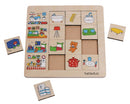 puzzel ons huis 12 stukjes 25 cm