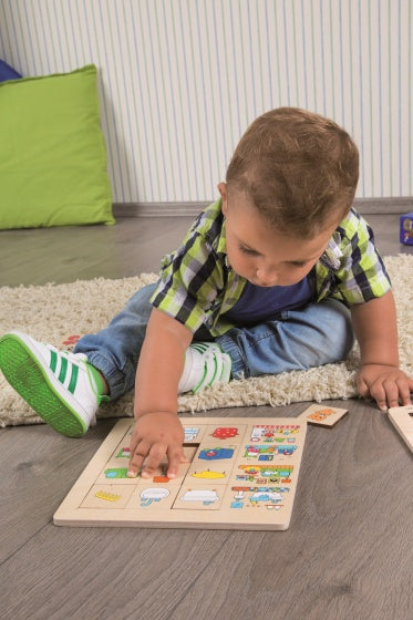 puzzel seizoenen 12 stukjes 25 cm