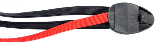 triobinder 16/24 inch 53 cm elastaan zwart/rood