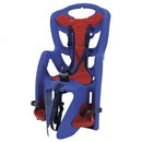 fietszitje achter Pepe Clamp blauw/rood