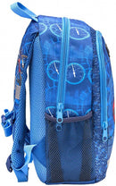 rugzak auto 33 x 13 cm polyester 12 liter blauw/rood