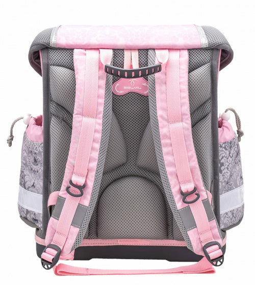 rugzakset ballerina meisjes 19 liter roze 4-delig