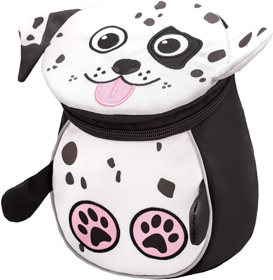 rugzak dalmatiër 25 x 18 cm polyester 4 liter zwart/wit