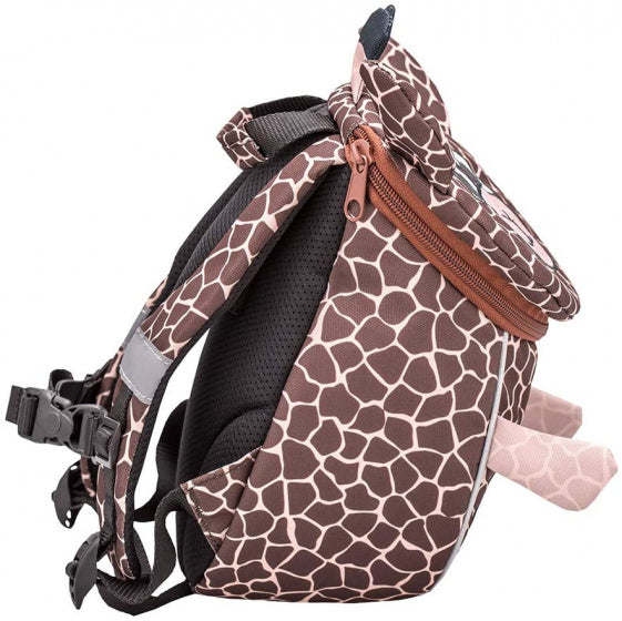 rugzak giraffe junior 25 x 18 cm polyester 4 liter bruin