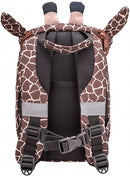rugzak giraffe junior 25 x 18 cm polyester 4 liter bruin