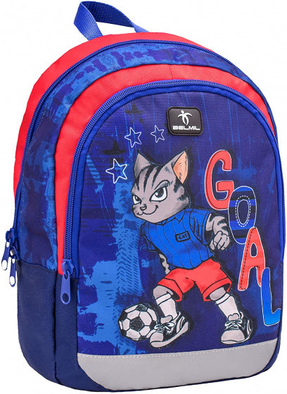 rugzak Goal junior 33 x 13 cm polyester 12 liter blauw