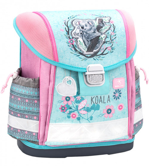 rugzak Koala junior 19 liter polyester blauw/roze