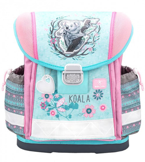 rugzak Koala junior 19 liter polyester blauw/roze