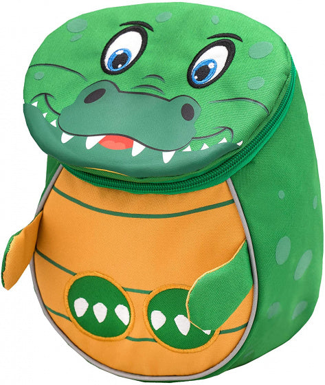 rugzak krokodil 25 x 18 cm 4 liter polyester groen