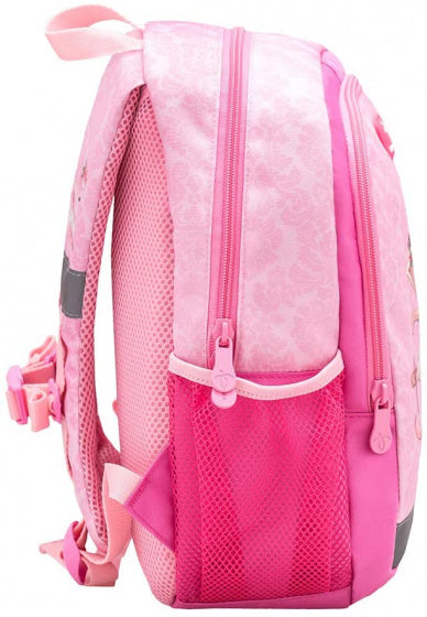 rugzak met ballerina junior 12 liter polyester roze