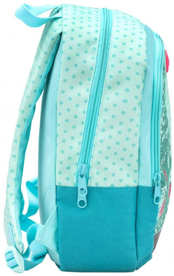 rugzak met panda junior 33 x 13 cm polyester turquoise