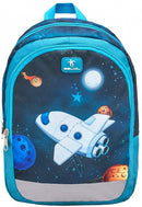 rugzak ruimteschip 33 x 13 cm polyester 12 liter blauw