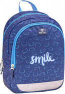 rugzak Smile junior 12 liter 23 x 33 cm polyester blauw