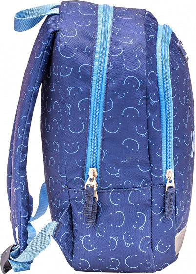 rugzak Smile junior 12 liter 23 x 33 cm polyester blauw