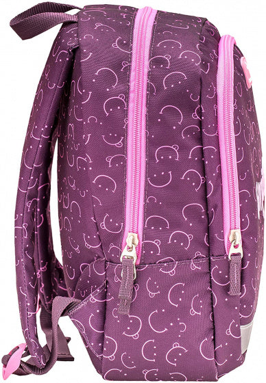 rugzak Smile junior 12 liter 23 x 33 cm polyester roze
