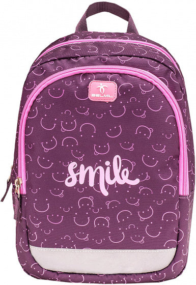 rugzak Smile junior 12 liter 23 x 33 cm polyester roze