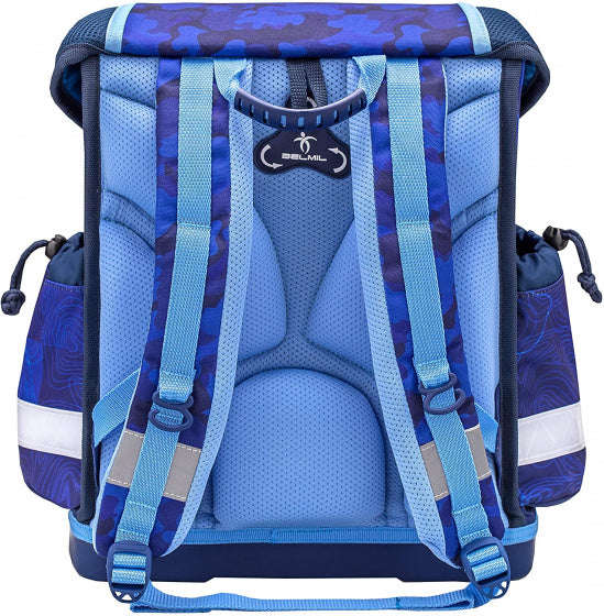 rugzak straaljager junior 19 liter donkerblauw