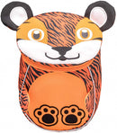 rugzak tijger junior 25 x 18 cm polyester 4 liter oranje