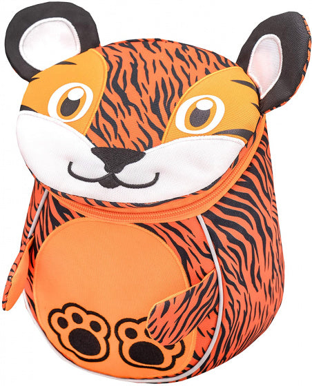 rugzak tijger junior 25 x 18 cm polyester 4 liter oranje
