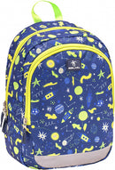 rugzak Universum junior 12 liter polyester blauw/groen