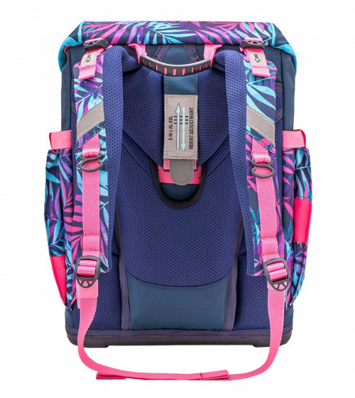 rugzakset Colorful Tropical 20 L polyester paars 4-delig