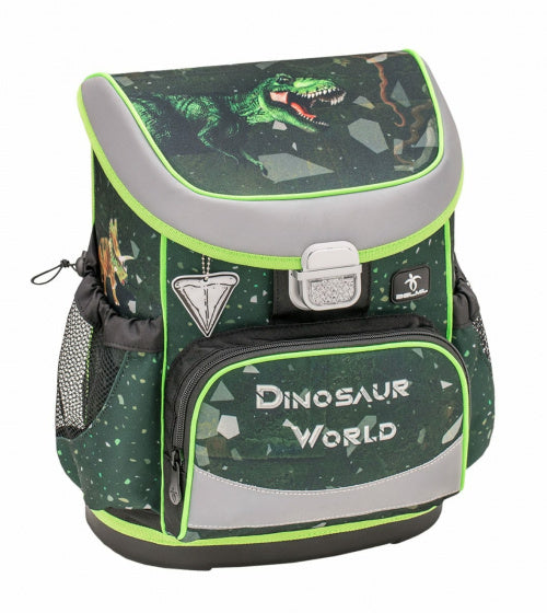 rugzakset Dino Attack 17 liter polyester groen 4-delig