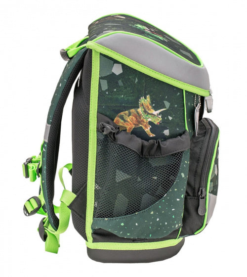 rugzakset Dino Attack 17 liter polyester groen 4-delig