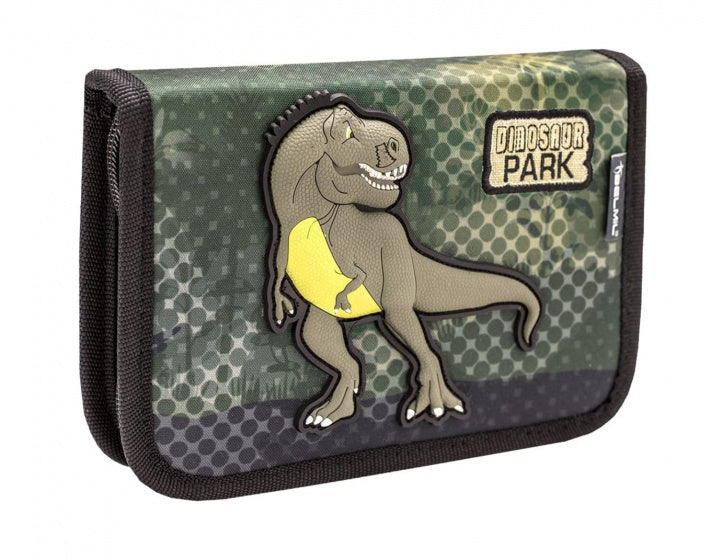 rugzakset Dino Park 19 liter polyester groen 4-delig
