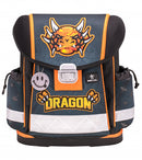 rugzakset Dragon 19 liter polyester blauw/oranje 4-delig