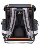 rugzakset Dragon 19 liter polyester blauw/oranje 4-delig