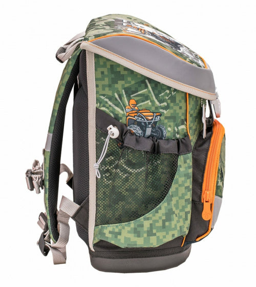 rugzakset Extreme Off 17 liter polyester groen 4-delig
