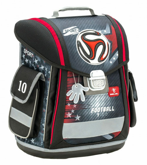 rugzakset Football Sport 19 L polyester zwart 4-delig