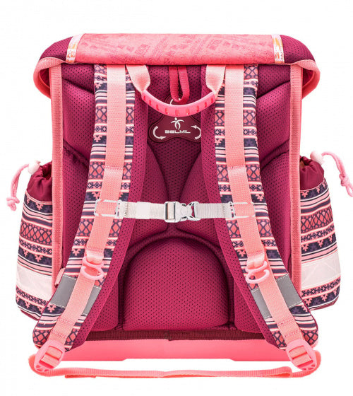 rugzakset Funky Llama 19 liter polyester roze 4-delig