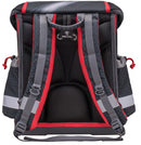 rugzakset motor race 19 liter polyester grijs 4-delig