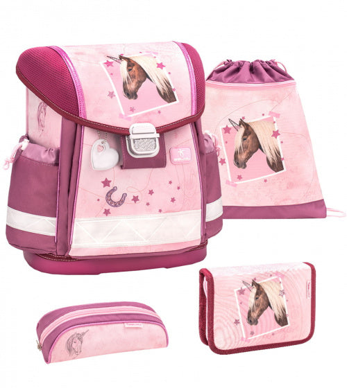 rugzakset My Sweet Horse 19 liter polyester roze 4-delig