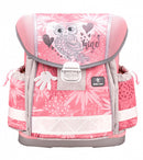 rugzakset Owl junior 19 liter polyester roze 4-delig