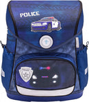 rugzakset Police junior 19 liter polyester blauw 4-delig