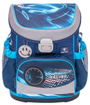 rugzakset racer jongens 17 liter polyester blauw 4-delig