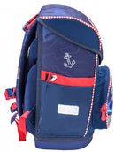 rugzakset Shark junior 19 liter polyester blauw 4-delig