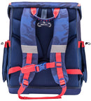 rugzakset Shark junior 19 liter polyester blauw 4-delig