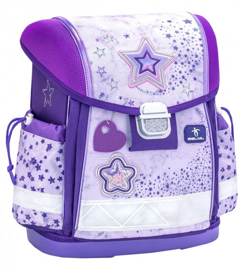 rugzakset Shining Star 19 liter polyester paars 4-delig