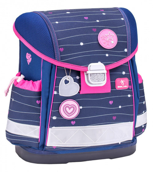 rugzakset Simple Heart 19 liter polyester paars 4-delig