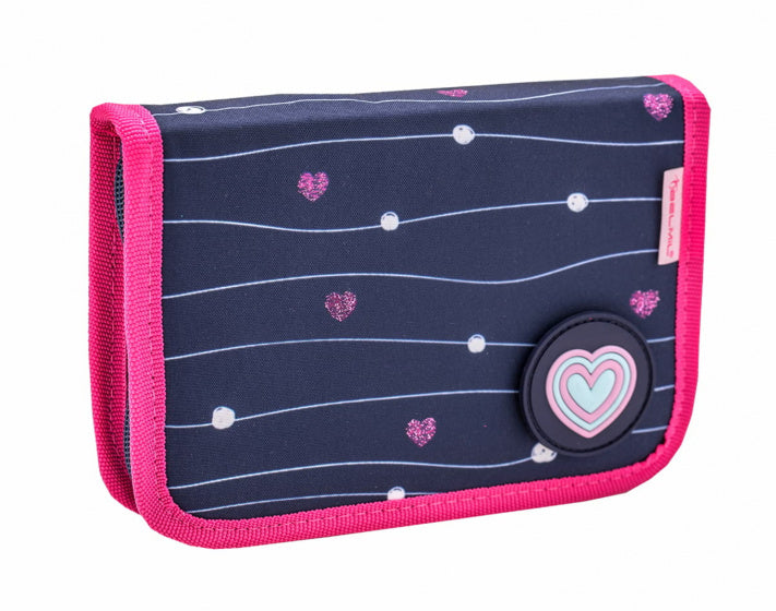 rugzakset Simple Heart 19 liter polyester paars 4-delig