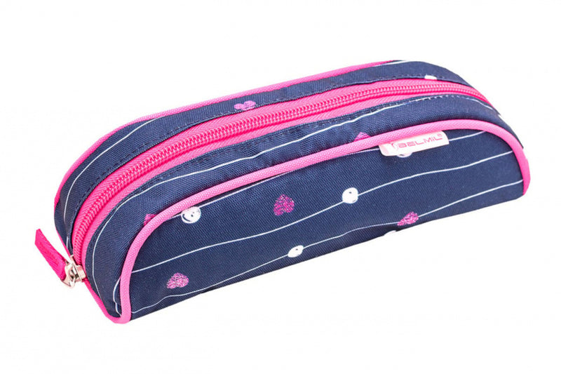 rugzakset Simple Heart 20 liter polyester paars 4-delig